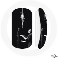 MANIACASE Draadloze muis - - Wing Chun - Wifi USB-stick - Compatibel met Mac en PC - Zwart