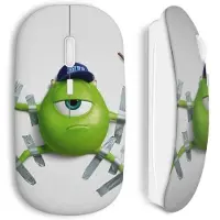 MANIACASE Draadloze Muis - - Monster en Compagnie - Groen - Wifi USB Stick - Compatibel met Mac en PC