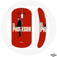 MANIACASE Draadloze muis - - El Profesor - Rood - USB wifi - Compatibel met Mac en PC