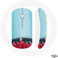 MANIACASE Draadloze Muis - - La Casa De Papel - Wifi USB Stick - Compatibel met Mac en PC - Blauwe Kleur