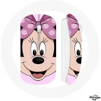 MANIACASE Draadloze muis - Minnie Mouse - Roze - Compatibel met Mac en PC - USB wifi-stick - Geanimeerd ontwerp