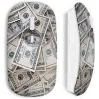 MANIACASE Draadloze muis Geld dollars