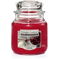 Yankee candle Home Inspiration - Cherry Vanilla Medium Geurkaars - 75 branduren