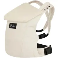 Rookie Baby Premium Elite draagzak - Design buikdrager en rugdrager - Comfortabel en ergonomisch baby spullen - Babydrager vanaf Geboorte - Ook voor Peuter - Biologisch katoen (Cord Ivory)