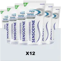 Sensodyne 12x Tandpasta Rapid Relief Whitening 75 Ml