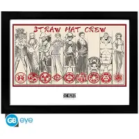 GB eye - Anime Ingelijste Afbeelding - Straw Hat Crew - meerkleurig - Maat Standard
