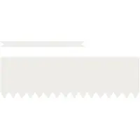 vidaXL Grasafscherming 50 st 100 x 0,05 x 30 cm Koud Gewalst Staal Wit