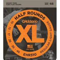D'addario And Co EHR310 HALF ROUND ELECTRIC GUITAR STRINGS REGULAR LIGHT 10-46
