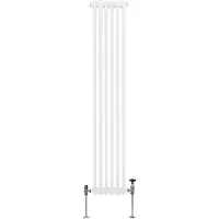 Monster Traditionele radiator met 2 kolommen - 1800 x 292 mm - Wit
