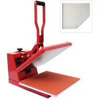 Monster Pixmax Transferpers - 38cm x 38 cm - 10x Sublimatie Papier + PTFE Plaat - 0-250°C Druktijd: 0-999 Sec
