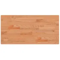 vidaXL Wastafelblad 80x40x2,5 cm massief beukenhout