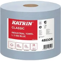 Katrin Poetspapier Katrin Industrial groot 2-laags 500 vel blauw 481108