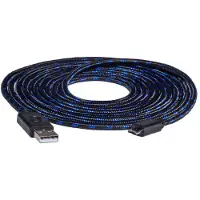 Snakebyte Ladekabel Pro play&charge cable (4m Meshcable) (PS4)