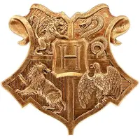 Harry Potter Decoratieve Artikelen - Hogwarts - goudkleurig - Maat Standard