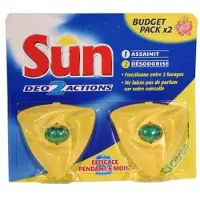 SUN Vaatwasmachine Verfrisser Citroen - 2 x 3 g