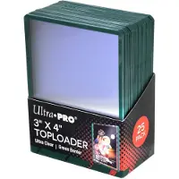 Ultra pro Toploader - Groen (25 stuks)