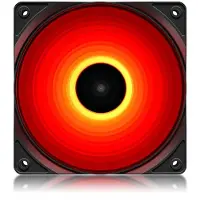 DeepCool 120R Single Colour Red LED 120mm Fan, Hydro Bearing