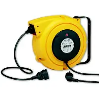 ZECA ZEEL4315/GS Kabelhaspel Met PVC Kabel 3 Stroomgeleiders - H05VVF - 3x1.5mm² - 14+1m