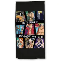 Toei Animation strandlaken zwart 70 x 140 cm Polyester