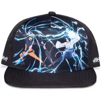 Difuzed Naruto - Naruto & Sasuke Snapback Pet - Zwart