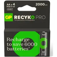 GP ReCyko Pro Oplaadbare AA batterij (penlite) NiMH 2000 mAh 1.2 V 4 stuk(s)