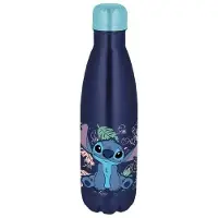 Stor Disney's Stitch drinkfles Nature Leaves – Roestvrij staal – 780 ml – Sluit goed af – Drinkfles voor kinderen – BPA-vrij – Donkerblauw
