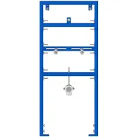 vidaXL Wandsteun Voor Urinaalsysteem Blauw 50 x 3 x 112 cm