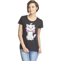 Disney Aristocats Dames Tshirt -XS- Pure Cutie Zwart