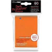 Ultra pro - PRO-Gloss 60 Klein Formaat Kaarthoesjes Helder Oranje Pack (62 x 89 mm)