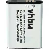 123accu Nintendo 3DS / CTR-003 / CTR-001 accu (3.7 V, 1300 mAh, huismerk)