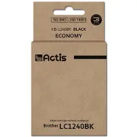 Actis KB-1240BK inktpatroon voor Brother-printers; vervanging voor Brother LC1240BK/LC1220BK; standaard; 19 ml; zwart