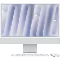 Apple iMac 24 inch M4 (10 core CPU/10 core GPU) 16GB/256GB met nano display Zilver AZERTY