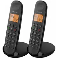 Logicom Draadloze telefoon Dect Duo Iloa 250 Zwart