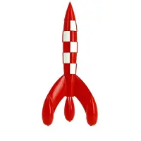 Tintin Standbeeld Måneraket Kuifje