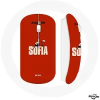 MANIACASE Draadloze Muis - La Casa De Papel - Sofia - Rood - Wi-Fi - Inclusief USB-stick