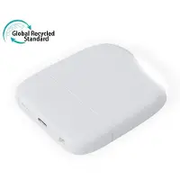 Xoopar - Ice-P Wit - Powerbank 5000mAh - LED-lamp - Powerbank - Reisaccessoires - Universeel - Klein - Powerbank Iphone - GerecycledPlastic - USB-C & Micro-USB - USB-C-ingang/USB-C