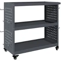 vidaXL Gereedschapswagen Antraciet 75 x 35 x 73 cm Koudgewalst staal