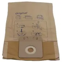 Nilfisk 82367810 papieren stofzuigerzakken 5 zakken (origineel)