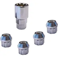 Carpoint Slotmoeren set bolconisch M12x1.5
