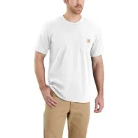 Carhartt Workwear K87 Pocket, t-shirt ,Wit ,S