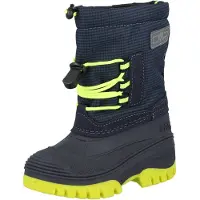 CMP Snowboots 'Ahto' navy / duifblauw / limoen / zwart