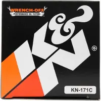 K&N Oliefilter Motorfiets, opschroef chroom (KN-171C)