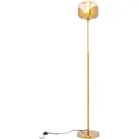 Kare Design vloerlamp Golden Goblet Ball, messing / goud, Woon-/ Eetkamer, metaal, Design, vloerlamp