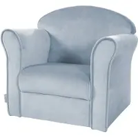 Roba kinderfauteuil Lil Sofa junior 43 cm fluweel blauw