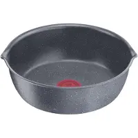 Tefal L3968302, Runderen, koekenpan, grijs, aluminium, met thermopunt, keramisch, geschikt voor gas, halogeen en inductie