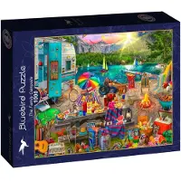 Bluebird Puzzle The Family Campsite Puzzel 1000 stukjes