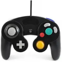 Qumox Manette de jeu filaire Classique Joypad Contrôleur pour Nintendo GameCube GC Wii Console