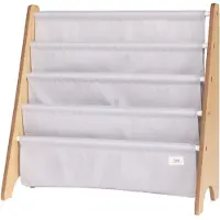 3 Sprouts Boekenkast - 62 x 25 x 61 cm - Lichtgrijs - - OneSize - Boekenkasten