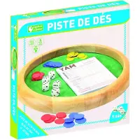Jeujura Bordspel - - Houten dobbelbaan Yam 421 - Kind - Unisex - 3 jaar en ouder