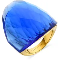 Luxenter Konsil ring in 18k gouden afwerking